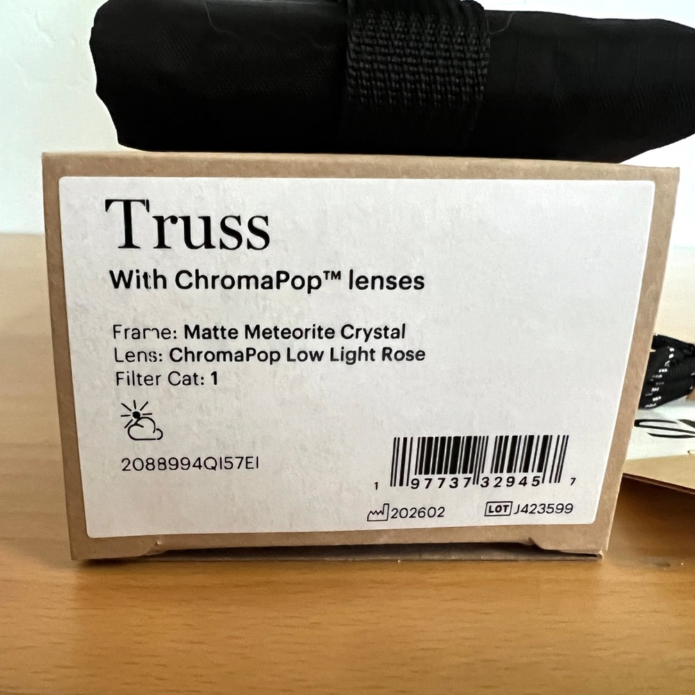 Smith Truss Sunglasses - OS Matte Meteorite Crystal ChromaPop Low Light Rose NWT - Picture 6 of 7
